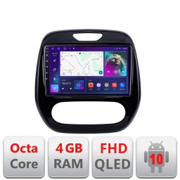 Navigatie Android Renault Captur cu ecran QLED, 4GB RAM si 64GB