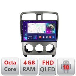 Navigatie Android Subaru Forester 2004-2008 cu ecran QLED, 4GB RAM si CarPlay