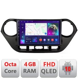 Navigatie Hyundai i10 2013-2019 Android QLED 4GB+64GB CarPlay
