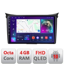 Navigatie Android Hyundai i30 2011-2016 QLED 4GB RAM 64GB CarPlay