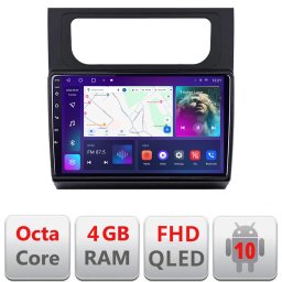 Navigatie Android VW Touran 2010-2016 cu ecran QLED, 4GB RAM si 64GB