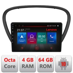 Navigatie dedicata Peugeot 607 cu Android, 4GB RAM, 64GB ROM, LTE, resigilata