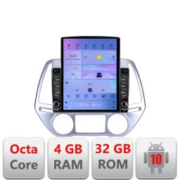 Navigatie Android Hyundai i20 2011-2014, 9.7 inch, Octa Core, 4GB RAM, GPS, 4G LTE