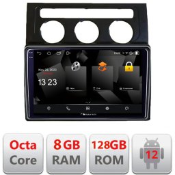 Navigatie Android VW Touran 2003-2009, 2K QLED, 8GB RAM, 128GB