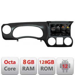 Navigatie Android Jeep Wrangler 2014-2016, 8GB RAM, 128GB, CarPlay