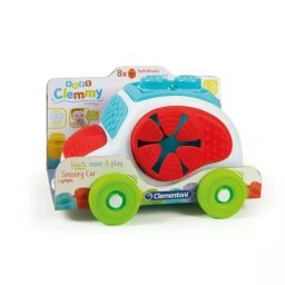 Clemmy Baby: Mașinuță moale cu cuburi pentru bebeluși