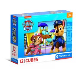 Clementoni: Cuburi poveste Patrula Cățelușilor - set 12 piese