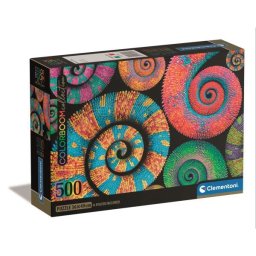 Clementoni: Colorboom melci - puzzle de 500 piese