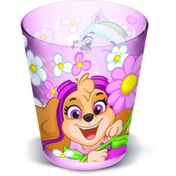 Patrula cățelușilor: Pahar din plastic Joy - 285 ml, roz