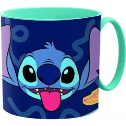 Stitch: Cană din plastic pentru microunde - 265 ml