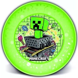 Farfurie plată din plastic Minecraft: Joy