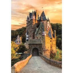 Colecție de Înaltă Calitate: Puzzle Apus la Castelul Eltz - 1000 piese