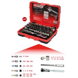 Trusa de scule TORSIONpower Bit de 33 de piese de 1/4