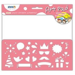 Bloc desen autoadeziv 254 x 305mm, 24 file/set, Stick"n Art Pad - festival