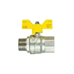 Robinet bila gaz 3/4", filet interior-exterior, FIV