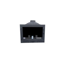 Focar șemineu din fontă, tip centrală, 12.2 + 4 kW, pe combustibil solid, C20W, Ferlux