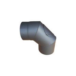 Cot pentru burlan din tabla de otel 160 mm x 90 grade