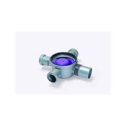 Corp de sifon cu evacuare laterala DN50, cu 3 intrare DN40, 42703, KESSEL