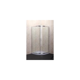 Cabina de dus 90 x 90 cm, semirotunda, cu sticla de 5 mm, S131, GOBE Standard