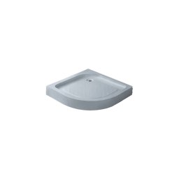 Cădiță de duș 90 x 90 cm semirotund, cu sifon și suport, T01 GOBE Standard