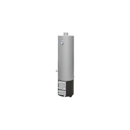 Boiler de baie pe lemne cu focar, 120 l, din tabla vopsita de 3 mm, usa fonta
