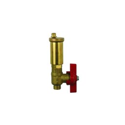 Aerisitor ventil pentru instalatii solare 3/8" cu robinet de izolare