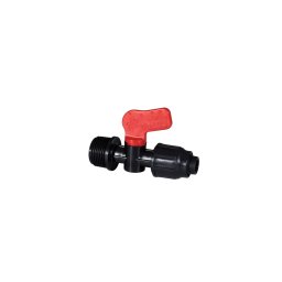 Robinet cilindric cu inchidere rapida si filet exterior, Polidrip 3/4"x16