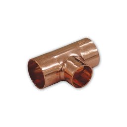 Teu egal cupru, 28-28-28 mm, pentru imbinare prin sudura, cu filet interior-interior
