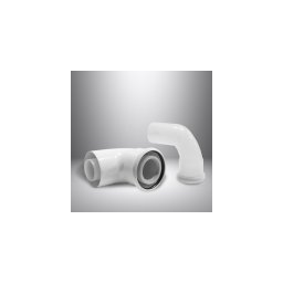 Cot evacuare gaze arse 90gr D60/100 PPs/Al BRILON