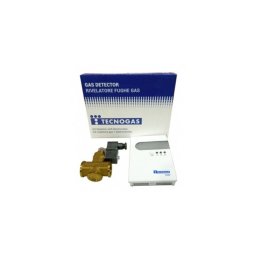 Detector gaz cu electrovana alama 3/4" TECNOGAS CD 64 ITALIA