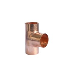 Teu egal cupru, 28-28-28 mm, pentru imbinare prin sudura, cu filet interior-interior, HeizTech