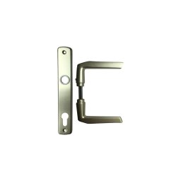 Maner usa interior aluminiu sampanie cu sild Y 90mm