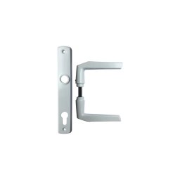Maner usa interior aluminiu alb cu sild Y 90mm