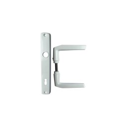 Maner usa interior aluminiu alb cu sild P 90mm