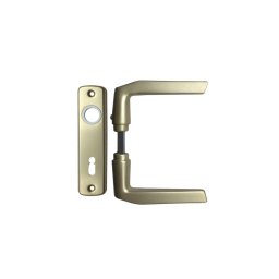 Maner usa interior cu sild 55mm aluminiu culoare sampanie