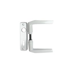 Maner usa interior aluminiu alb cu sild P 55mm