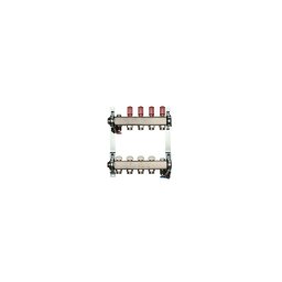 Distribuitor din inox pentru instalatii de incalzire prin pardoseala DN 25 – 8 x 3/4”, HERZ 1863208