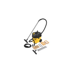 Aspirator profesional umed/uscat REMS Pull M Set, 2200 W, 61 l/s, rezervor 35 l