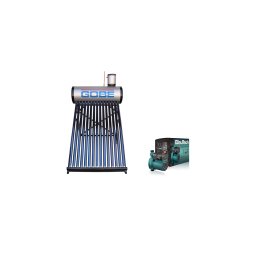 Kit panou solar nepresurizat 250 L, 25 tuburi, GOBE KIT-S25, pompă BlauTech cu corp din fontă