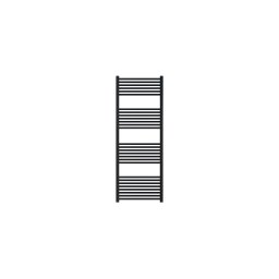 Calorifer portprosop pentru baie, decorativ, negru, drept, cu 28 tevi, 600 x 1600, 825 W