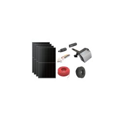 Pachet fotovoltaic 2 kW pentru apă caldă menajeră, 4 panouri LONGi 535 Wp, myPV ELWA 2000 W, cabluri și accesorii