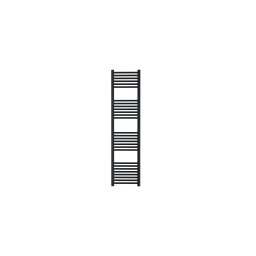 Calorifer portprosop pentru baie, decorativ, negru, drept, cu 28 tevi, 400 x 1600, 602 W