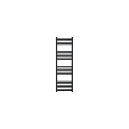 Calorifer portprosop pentru baie, decorativ, negru, drept, cu 28 tevi, 500 x 1600, 713 W
