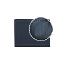 Calorifer din otel tip panou, 22, DK, 600 x 1200 mm, albastru inchis, EURAD, 2510 W