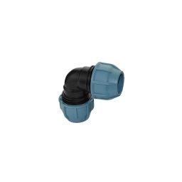 Cot de compresiune PE, 90 grade, 20 x 20, AQUATECH
