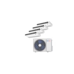 Aparat aer conditionat multisplit 42000 BTU, pentru 4 incaperi cu 4 x 12000 BTU unitate interna cu montaj pe pardoseala sau tavan BlauTech