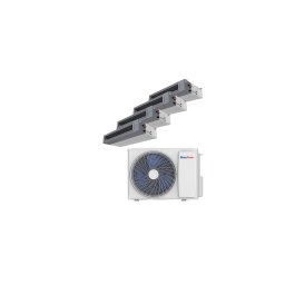 Aparat aer conditionat multisplit 42000 BTU, pentru 4 incaperi cu 4 x 12000 BTU unitate interna tip duct BlauTech