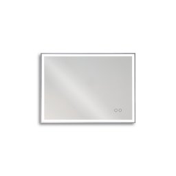 Oglinda forma patrata 80 x 60 cm, cu iluminare de fundal LED CCT, cu dezaburire, GLADYS