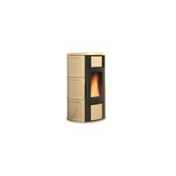 Termosemineu pe peleti, tip centrala, 5,4 - 18,1 kW, pentru 519 m3, Iside Idro H15, La Nordica-Extraflame, culoarea Pergament