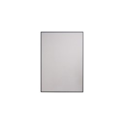 Oglindă cu cadru din aluminiu, formă pătrată 80 x 60 cm, GLADYS